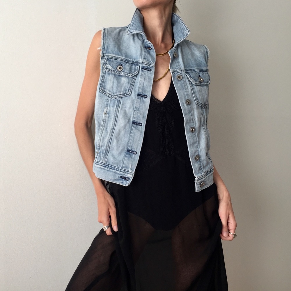 AG Denim Vest XS